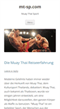 Mobile Screenshot of muaythai-sport.com